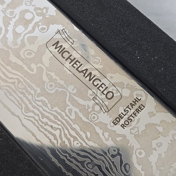 Michelangelo Premium Kochmessser Chef Knife 8 Inch Stainless Stainless - Picture 2 of 13